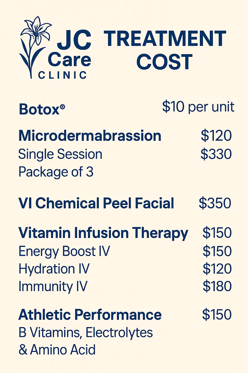 care treatment list